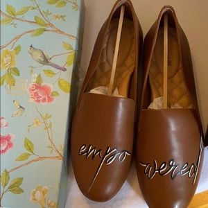 Birdies limited edition hand painted  flats